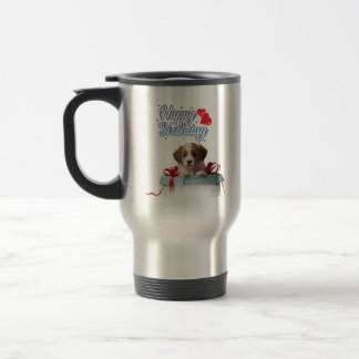 Mug De Voyage Joyeux Anniversaire Chiot
