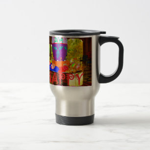Mug De Voyage Joyeux Centre d'Oeufs de Pâques pour le printemps