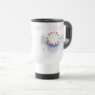 MUG DE VOYAGE "JOYEUX ET GAI" BONBON À LA MENTHE P
