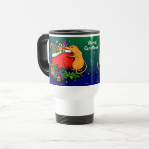Mug De Voyage Joyeux Noël avec Rat Prince