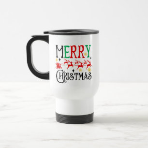Mug De Voyage Joyeux Noël Père Noël Sleigh-61049 T-Shirt