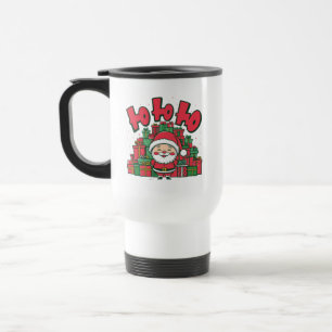 Mug De Voyage Joyeux Père Noël de dessin animé Noël