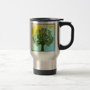 Mug De Voyage Judaica 12 tribus d'Israël Asher