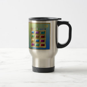 Mug De Voyage Judaica 12 Tribus Israël Lévi