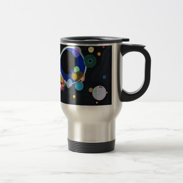 Mug De Voyage Kandinsky Plusieurs Cercles Artwork (Droit)