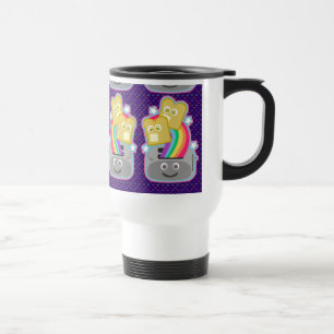 Mug De Voyage Kawaii Rainbow Toast Caractère Amusant Petit déjeu