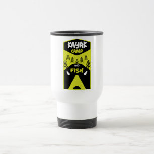 Mug De Voyage Kayak poissons et cadeaux de voyage de pêche du ca