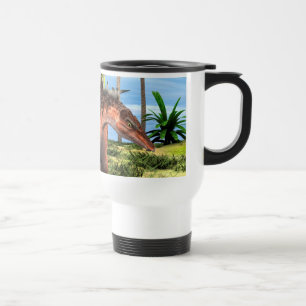 Mug De Voyage Kentrosaurus Dinosaure Jungle Art Préhistorique