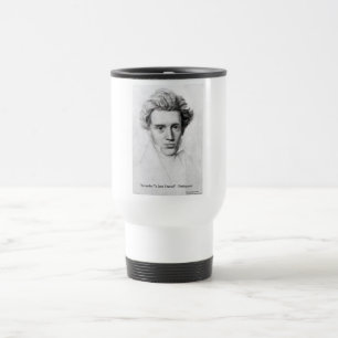 Mug De Voyage Kierkegaard "S'aimez Vous-Même" Citations Amour Ca