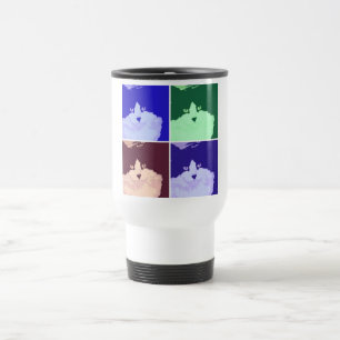 Mug De Voyage Kitty Cat Pop Art