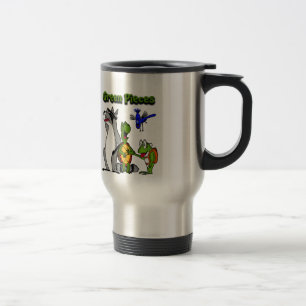 Mug De Voyage La bande "de morceaux verts" par Drew Aquilina