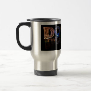Mug De Voyage La Donna nommée dans 3D s'allume (la photographie
