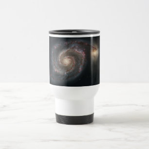Mug De Voyage La galaxie M51 de Whirlpool et son compagnon dans
