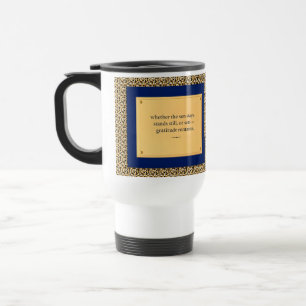 Mug De Voyage La gratitude demeure : lumière ou nuit, toujours r
