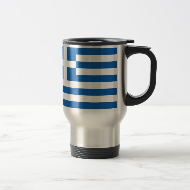Mug De Voyage La mule drapeau de la Grèce (Droit)