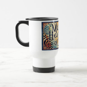 Mug De Voyage La musique est le battement de cœur de la vie