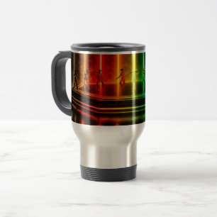 Mug De Voyage La performance de danse de SlipperyJoe célébrant l