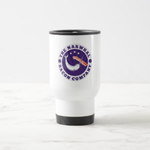 Mug De Voyage la société narwhal de lard de baleine
