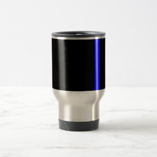 Mug De Voyage La verticale mince symbolique de Blue Line
