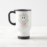 La vie est Cool heureux visage souriant Emoji