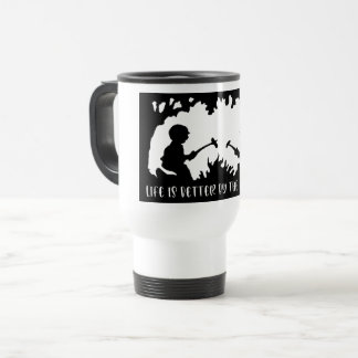 Mug De Voyage La Vie Est Meilleure Par Le Feu De Campagne