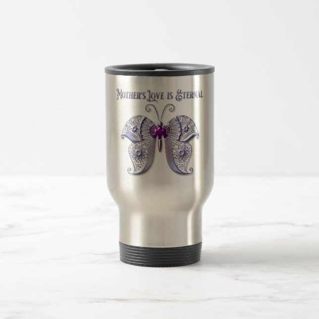 Mug De Voyage L'amour d'une mère est éternel     (Centre)