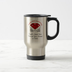 Mug De Voyage L'anniversaire de rubis quarantième attaque 3