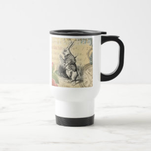 Mug De Voyage Lapin Blanc Aventures d'Alice au Pays des Merveill