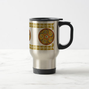 Mug De Voyage L'art en spirale celtique attaque, la conception