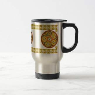 Mug De Voyage L'art en spirale celtique attaque, la conception