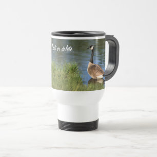 Mug De Voyage L'art personnalisé des animaux d'oie du Canada