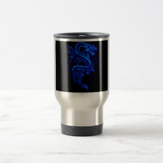 Mug De Voyage le bleu-dragon-noir-feu