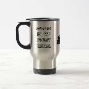 Mug De Voyage LE CAFÉ EST MON SPIRIT ANIMAL Drôle VOYAGE DE Café