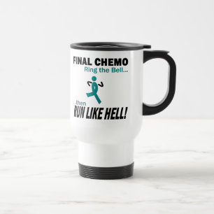 Mug De Voyage Le chimio final courent beaucoup - Cancer ovarien