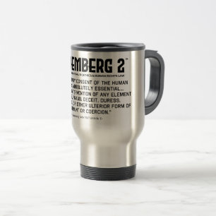 Mug De Voyage Le Code de Nuremberg 1947 A. 1 Musique de voyage
