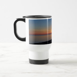 Mug De Voyage Le coucher du soleil du lac Michigan