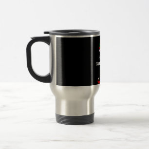 Mug De Voyage Le lutin préféré de Santa infirmière drôle Noël in