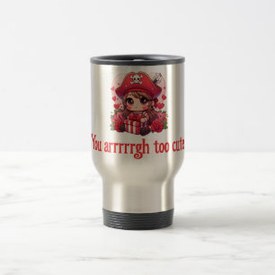 Mug De Voyage Le magnifique pirate de la Saint Valentin
