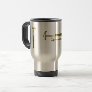 Mug De Voyage Le marteau de Handyman dessine la construction du 