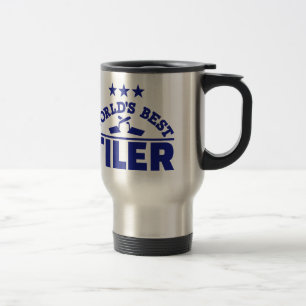 Mug De Voyage Le meilleur carreleur du monde