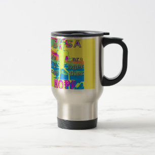 Mug De Voyage Le meilleur USA Hope Hillary forte ensemble