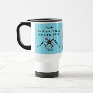 Mug De Voyage Le Merci attaque VOTRE PHOTO, TEXTE, COULEUR