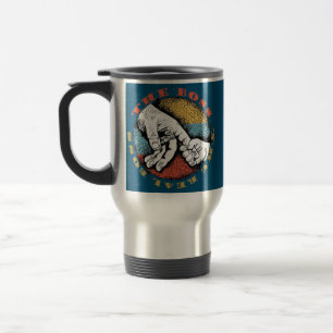 Mug De Voyage Le patron le vrai chef Fête des pères papa