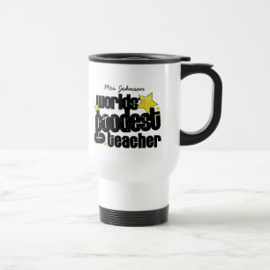 Mug De Voyage Le professeur goodest des mondes personnalisés
