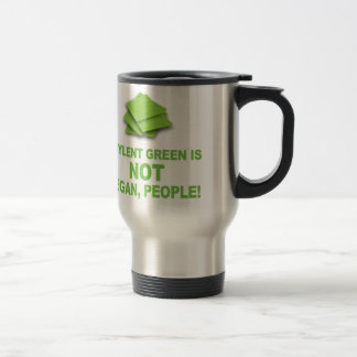 Mug De Voyage Le vert de Soylent n'est pas végétalien, les gens
