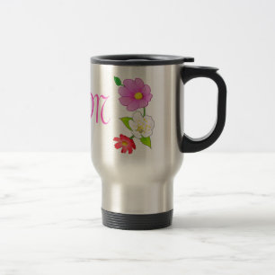 Mug De Voyage Le voyage décoré d'un monogramme de café attaqu