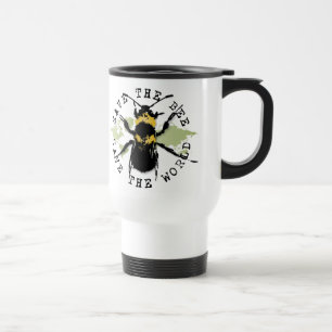 Mug De Voyage Le yoga parlent : Sauvez les économies d'abeille