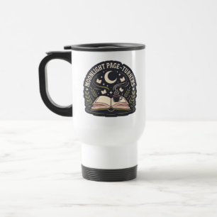 Mug De Voyage Lecteur Éffrayant Moonlight Page Turners