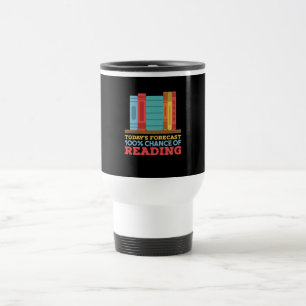 Mug De Voyage Lecture - 100% Chance de lecture livre drôle