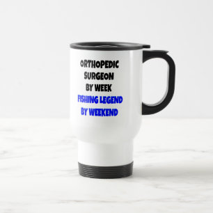 Mug De Voyage Légende de la pêche Chirurgien orthopédique